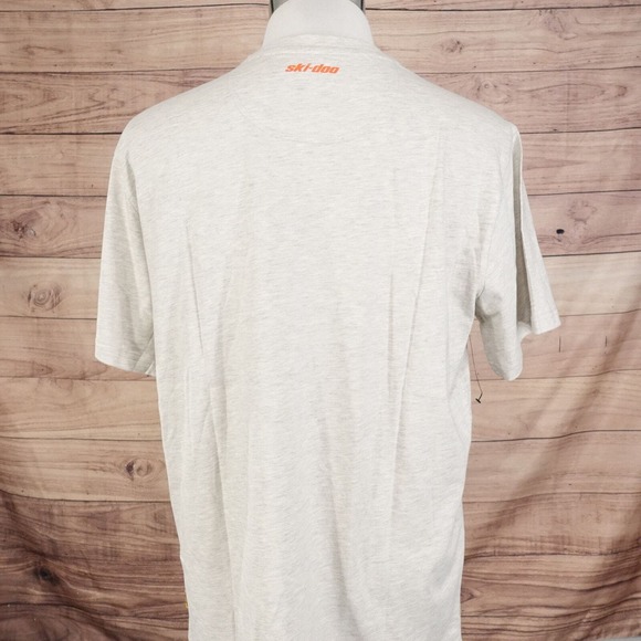 Ski-Doo Racing Ski Doo Snowmobiles Logo Winter Sports T-Shirt Size L Grey New! - Picture 4 of 7
